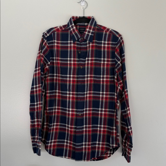 J. Crew Flannel Plaid - S Men’s - Picture 1 of 6